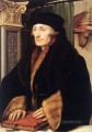Retrato de Erasmo de Rotterdam Renacimiento Hans Holbein el Joven